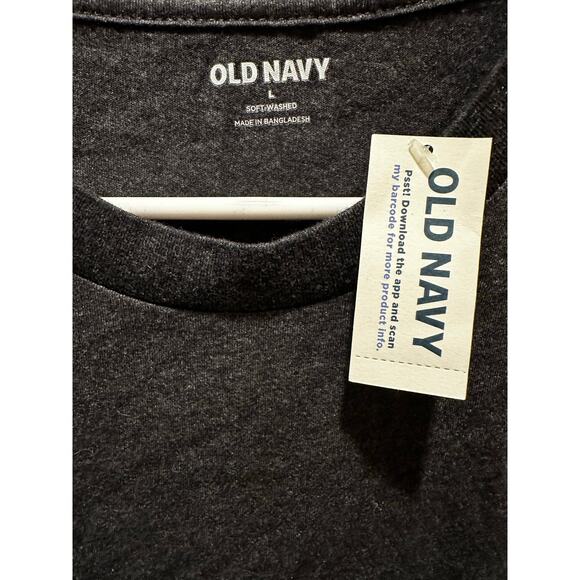 NEW Old Navy Super Soft Dark Gray T Shirt Men's SZ L - Picture 3 of 3